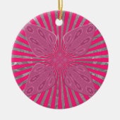 電気開花の翼:鮮やかなエッジと美しい セラミックオーナメント (正面)