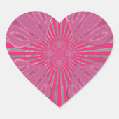 電気開花の翼:鮮やかなエッジと美しい ハートシール (正面)