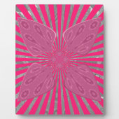 電気開花の翼:鮮やかなエッジと美しい フォトプラーク (正面)