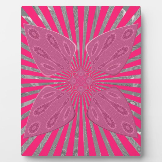 電気開花の翼：鮮やかなエッジと美しい フォトプラーク (正面)