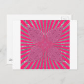 電気開花の翼:鮮やかなエッジと美しい ポストカード (正面/裏面)