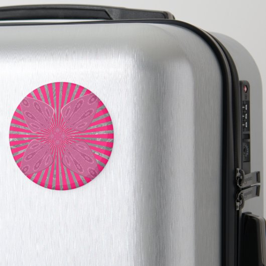 電気開花の翼：鮮やかなエッジと美しい マグネット (インサイチュ (スーツケース))