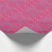 電気開花の翼:鮮やかなエッジと美しい ラッピングペーパー (角)