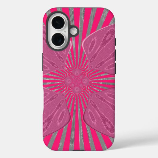電気開花の翼：鮮やかなエッジと美しい Case-Mate iPhoneケース (裏面)
