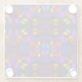 電気開花 ガラスコースター (裏面)