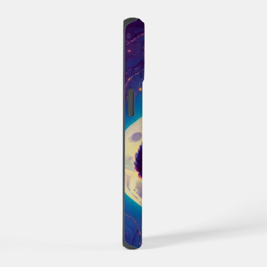 電気開花 iPhone 15ケース (右側面)