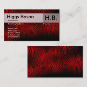 電気雨-カスタマイズ赤 名刺 (正面/裏面)