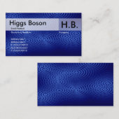 電気雨-カスタマイズ青 名刺 (正面/裏面)