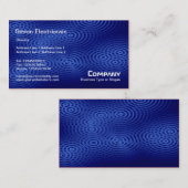 電気雨（平滑） – 青 名刺 (正面/裏面)