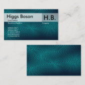 電気雨 – 緑 – カスタマイズ 名刺 (正面/裏面)