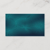 電気雨-緑 名刺 (裏面)