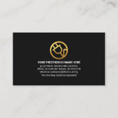 電気電池用回路電球 名刺 (裏面)