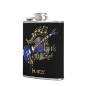 電気青石のギター-黒 フラスク (左)