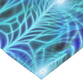 電気青色発光フラクタル反復パターン テーブルクロス