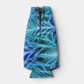 電気青色発光フラクタル反復パターン ボトルクーラー (裏面)