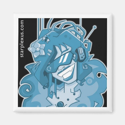 電気青色磁石 マグネット (正面)