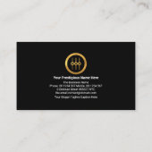 電気音響周波数スタジオエンジニア 名刺 (裏面)