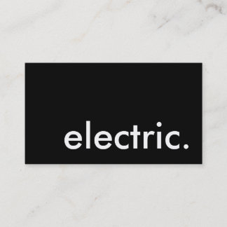 電気 名刺