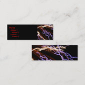 電気!! …名刺 スキニー名刺 (正面/裏面)