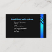 電気、田園家の電気技師 名刺 (裏面)