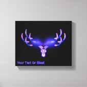 電気〔雄ジカの〕枝角 キャンバスプリント (正面)