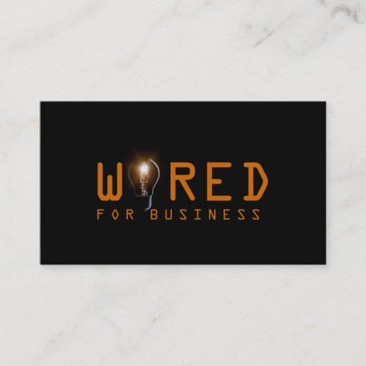 電気、電気技師、名刺 名刺 (正面)