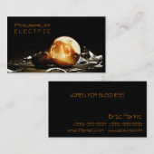 電気、電気、名刺 名刺 (正面/裏面)