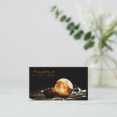 電気、電気、名刺 名刺 (スタンド正面)