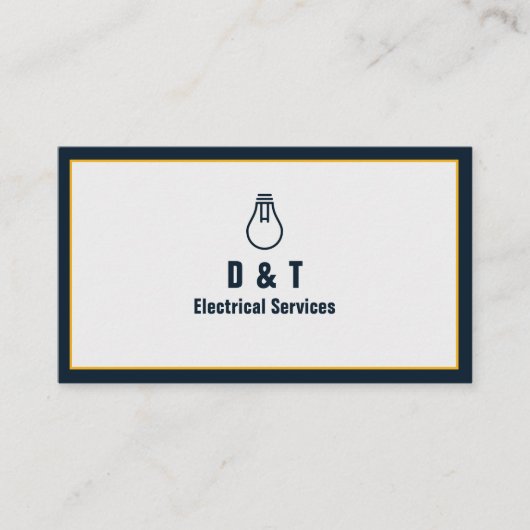 電気、電気、電気の名刺 名刺 (正面)