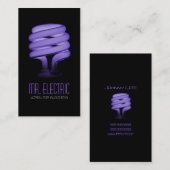 電気、電気、電灯 名刺 (正面/裏面)