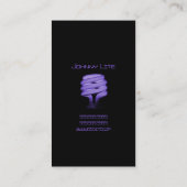 電気、電気、電灯 名刺 (裏面)