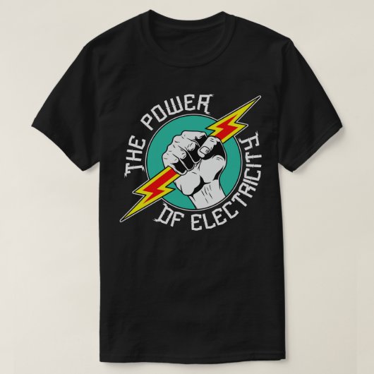 電気 Tシャツ (デザイン正面)