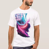 電気Ethereal – エネルギーの海に浮かぶ Tシャツ (正面)