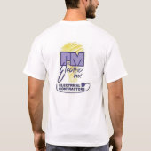 電気P&M Tシャツ (裏面)
