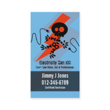 電気Zapホーム修理ブルービジネスカード