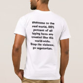 電池おりは、これ卵の工場です Tシャツ (裏面)