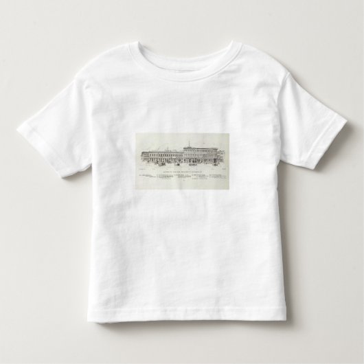 電池の東側マツおよびカリフォルニア トドラーTシャツ (正面)