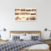 電池、疑問、建物、運河、橋 キャンバスプリント (インサイチュ (寝室))