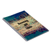 電波が跳ね返るアイディアJournalノート ノートブック (右側)