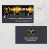 電波パワーズ建物のシルエット 名刺 (正面/裏面)