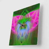 電波圏方形壁時計 スクエア壁時計 (傾斜)