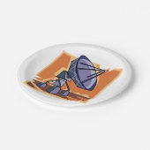 電波望遠鏡の宇宙科学 ペーパープレート (アングル)