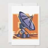 電波望遠鏡の宇宙科学 招待状 (正面)