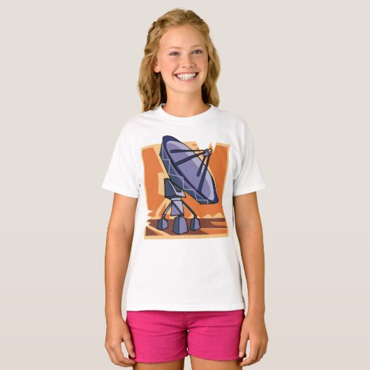 電波望遠鏡宇宙科学観測所 Tシャツ (正面フル)