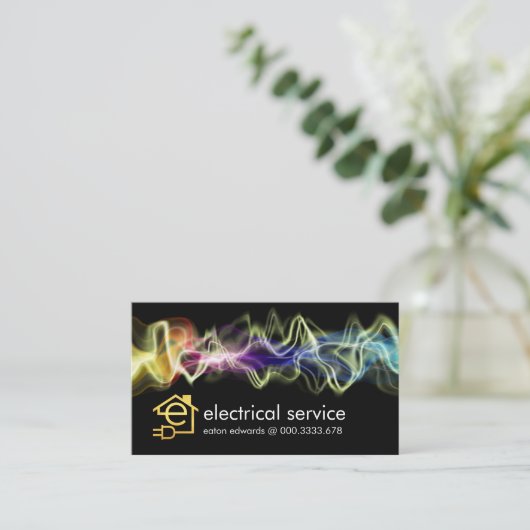 電波稲妻電荷 名刺 (スタンド正面)