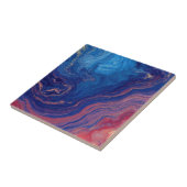 "電流の錬金術" -カラフル抽象芸術 タイル (側面)