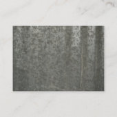 電流を通された波形の薄板金 名刺 (裏面)