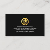 電流パワーホームバルブ 名刺 (裏面)