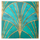 電流 – カリブのガラスシェルパターン タイル (正面)