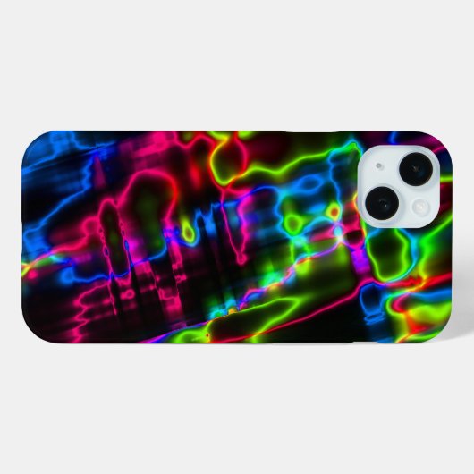 電流iPhone 15プラスケース。 Case-Mate iPhoneケース (裏面 (横))